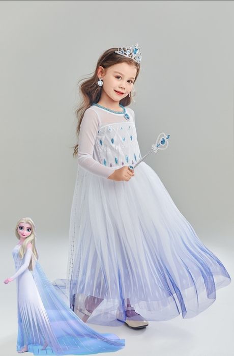 Дитяча сукня Ельза frozen детское платье Эльзы холодное сердце фрозен