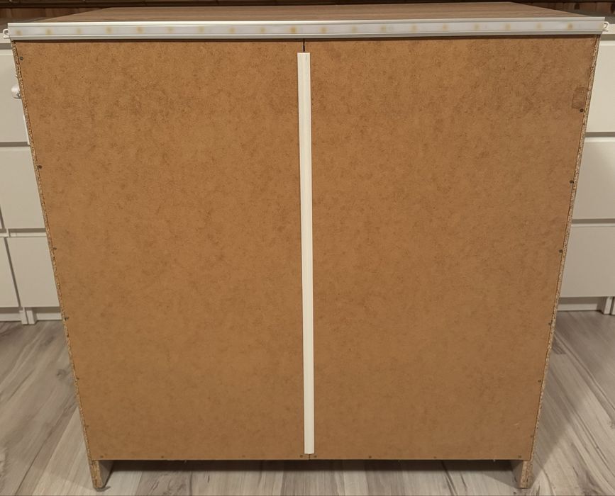 !!! Komoda z podświetleniem LED z czterema szufladami dąb sonoma !!!