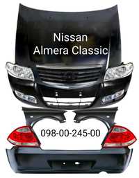 Бампер передний задний Nissan Almera Classic