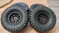 Koła RC 1/10 Trial Axial BfGoodrich hex 12mm Nowe felgi plastikowe