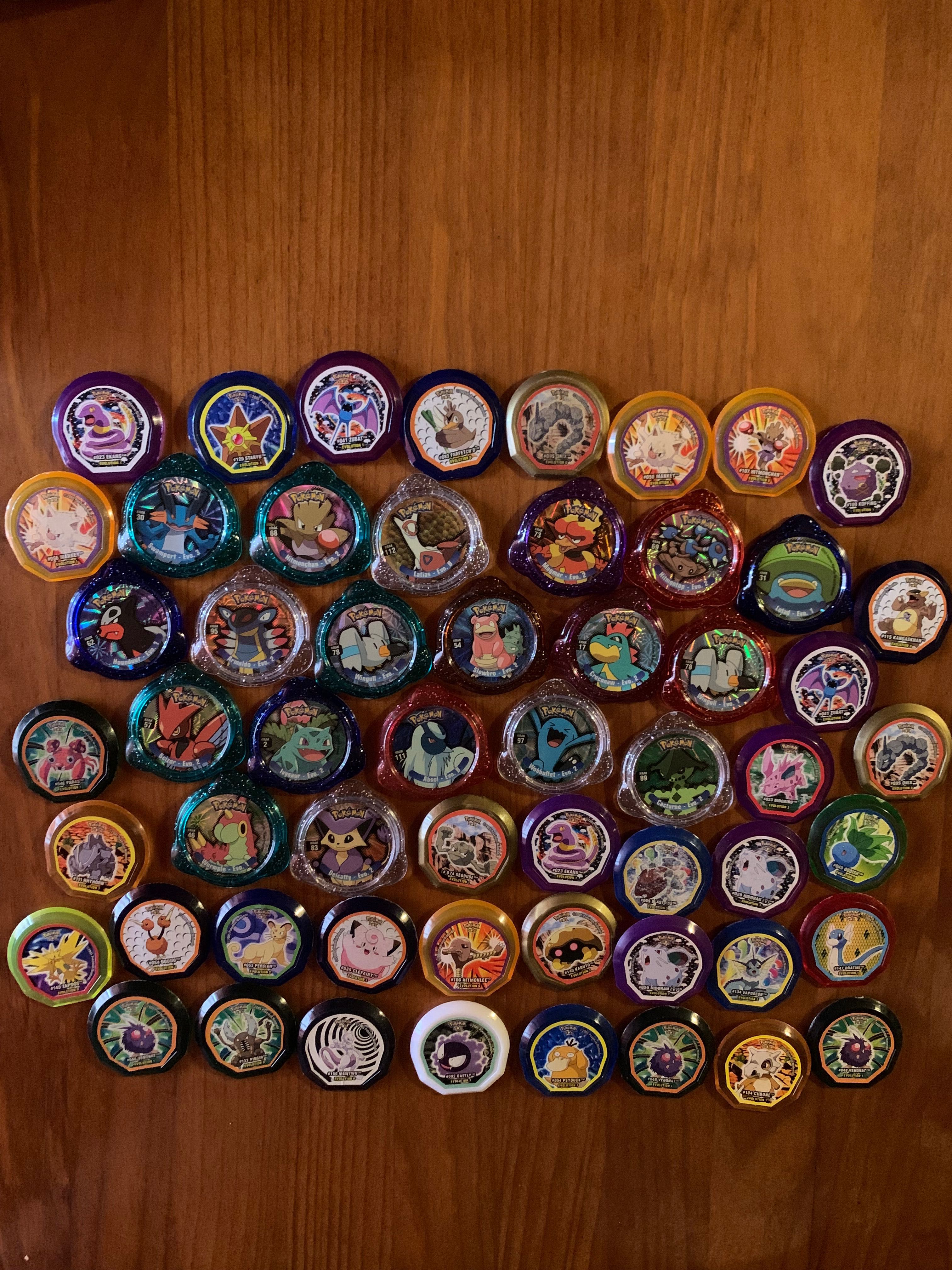 Pokémon tazos para venda