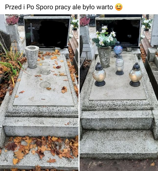 Sprzątanie grobów. Dbamy Pamiętamy