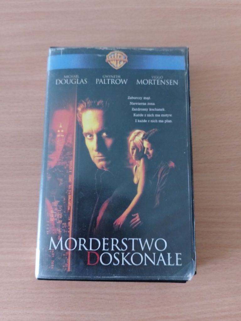 Film "MORDERSTWO DOSKONAŁE" na kasecie VHS, sensacja, M.Douglas, video