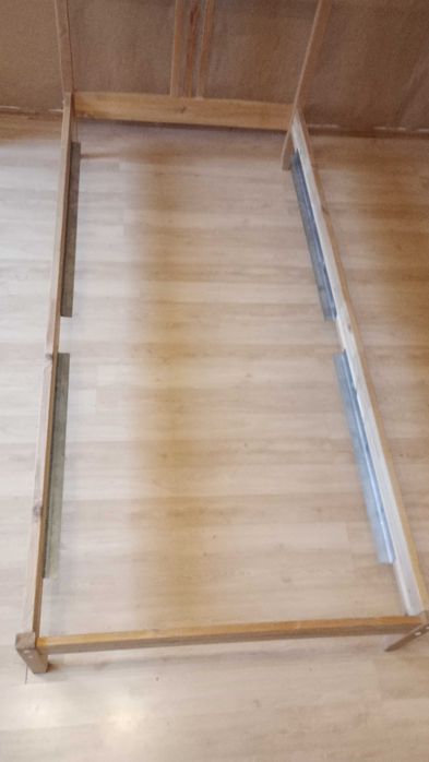 90x200 łóżko IKEA + stelaż JYSK