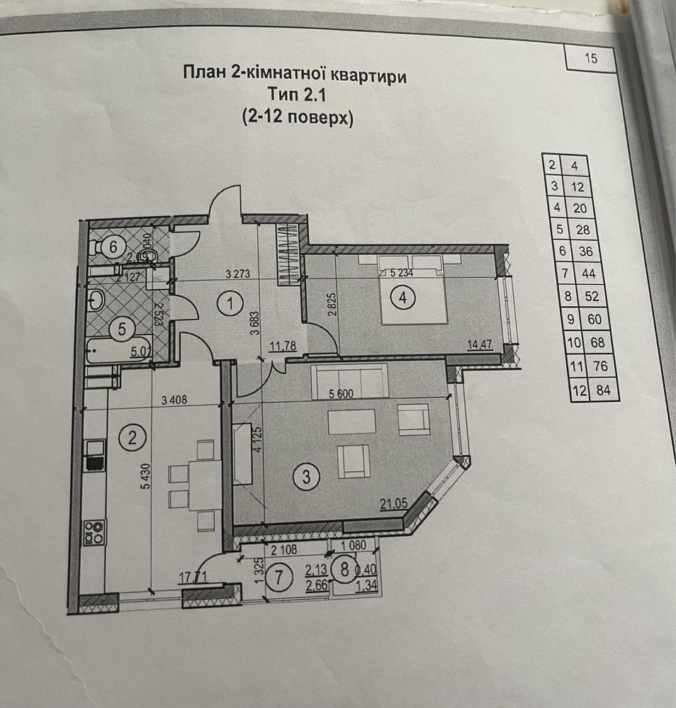 ЖК Гвардійський на печерську продається 2-х кімнатна квартира 77м2