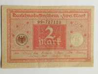 Sprzedam banknot Niemcy 2 marki 1920r. stan idealny