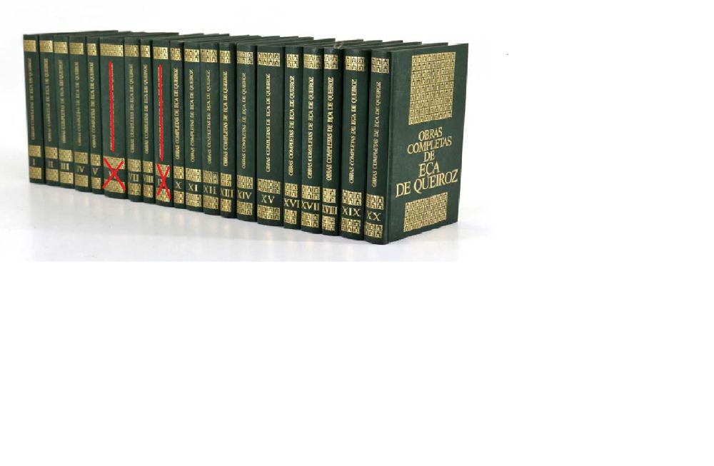 Livros obras completas de Eça de Queiroz - valor unidade