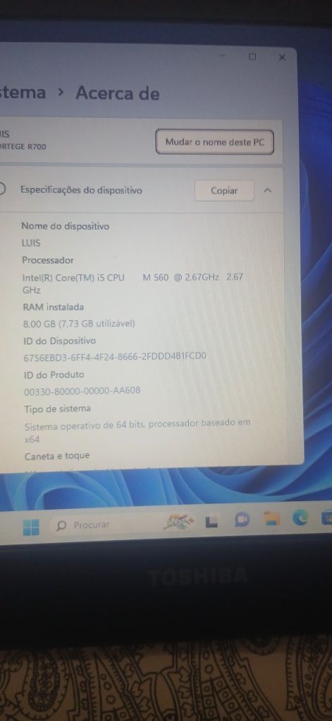 Toshiba barato..