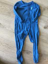 Niebieski bawełniana pajacyk piżama dinozaur George 86