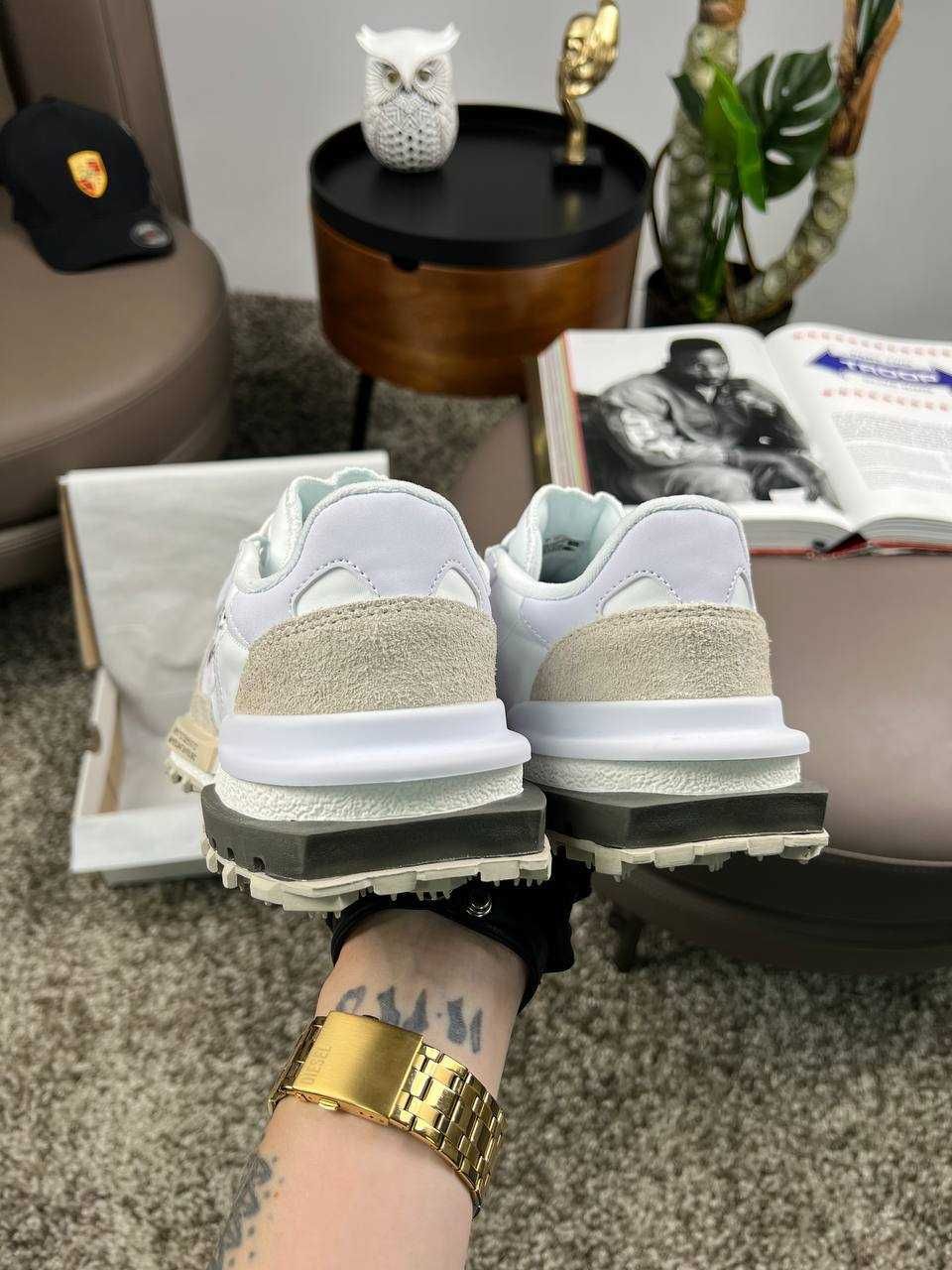 Чоловічі кросівки лакоста Lacoste Elite Active PRM White Beige [41-45]
