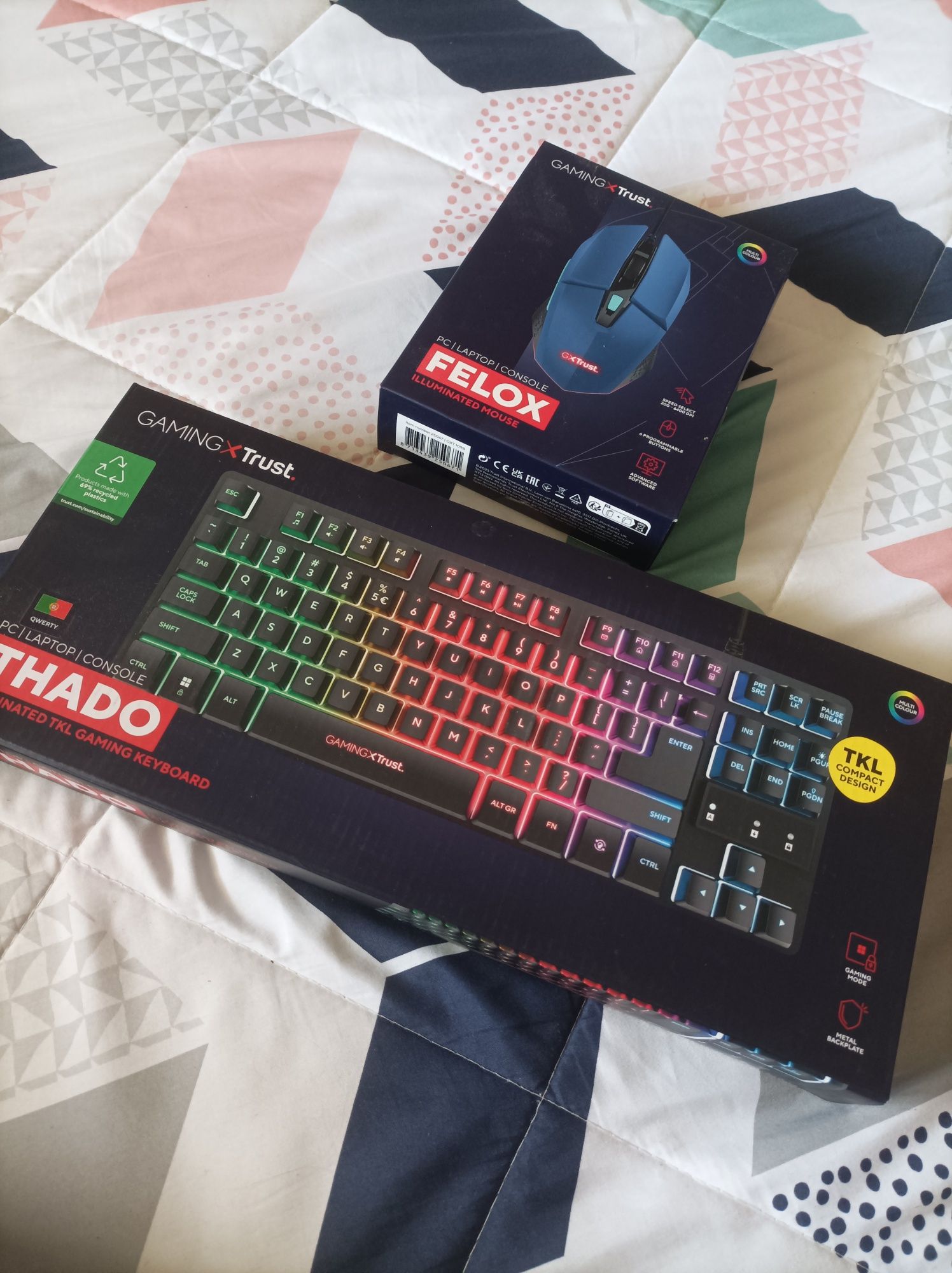 Teclado e Rato Gaming Trust
