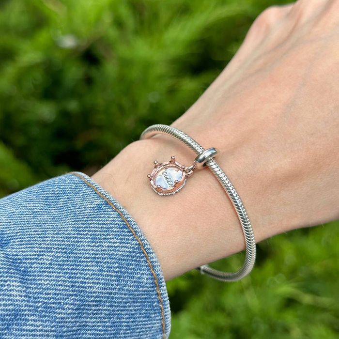 Срібна намистина шарм "Королева" Pandora (Пандора) 788255