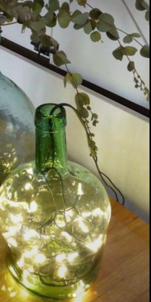 Garrafões de Vinho 5LTS em vidro antigos para Engarrafar ou Decoração