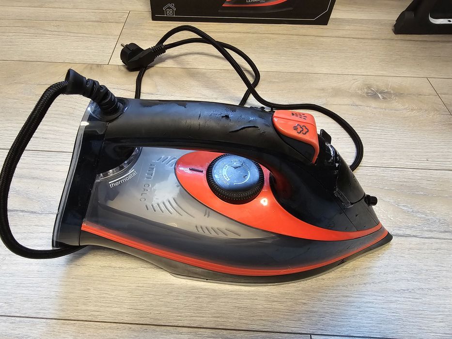 Mocne Żelazko Parowe Ceramiczne Strażak  3000W 9w1 ANTI-DRIP