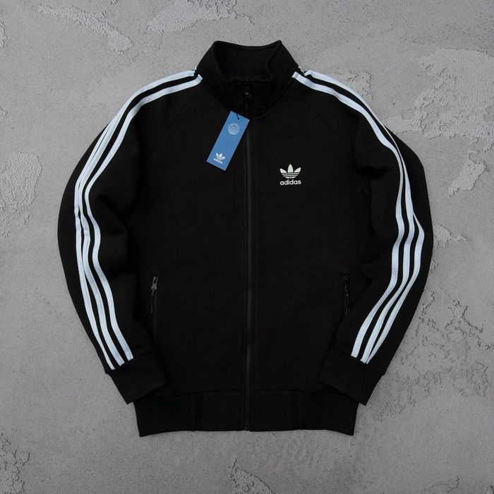 Олімпійка Adidas утеплена. Кофта Адідас з флісом. Зіпка.Преміум якість