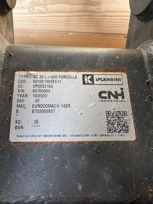 Cangini łyżka 60cm Kubota JCB Yanmar Takeuchi Volvo Case Bobcat