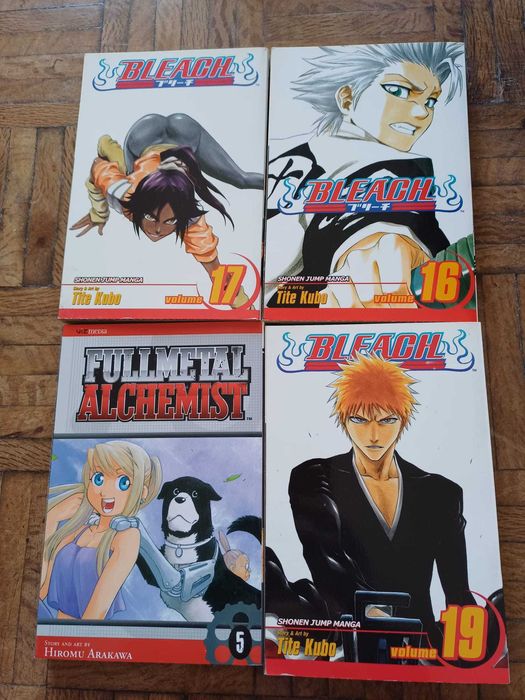 Manga japonesa em Inglês - Bleach + Full Metal Alchemist