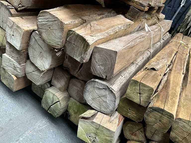 Drewno teak, kloce
