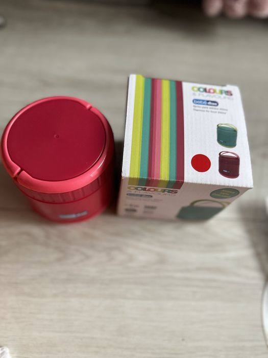 Pojemnik termiczny na jedzenie dla niemowlaka 300 ml Bebedue