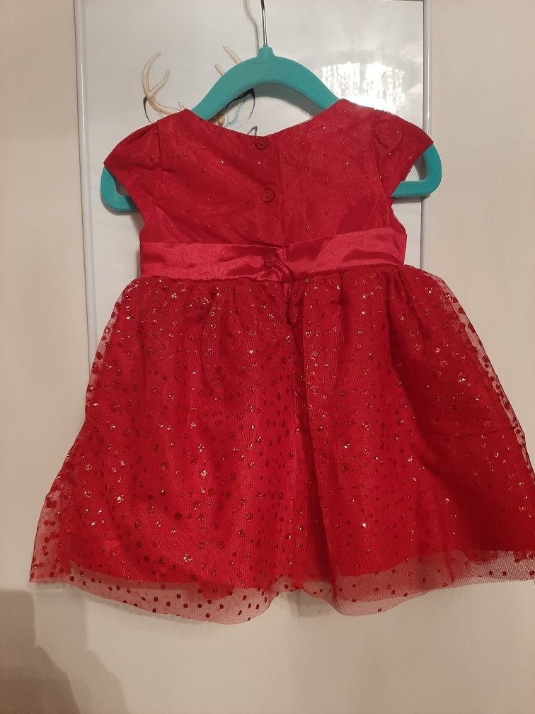 Czerwona sukienka dla dziewczynki cool club 62