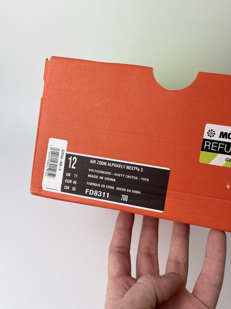 Оригинал Nike Air Zoom Alphafly Next 3 (FD8311 700) для бега zoomx