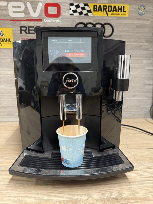 Єлітна Кавоварка Jura S808 piano black чорний глянець