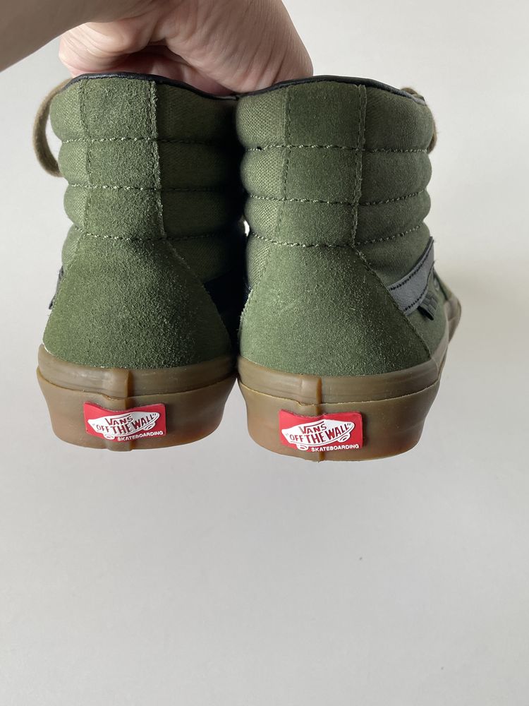 Vans Pop cush замшеві кеди хайтопи кросівки р. 41 оригінал