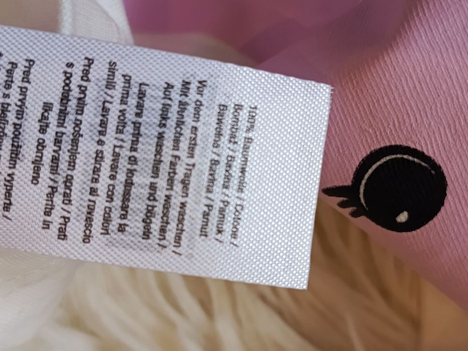 Zestaw bluzek na długi rękaw 68 cm dziewczynka