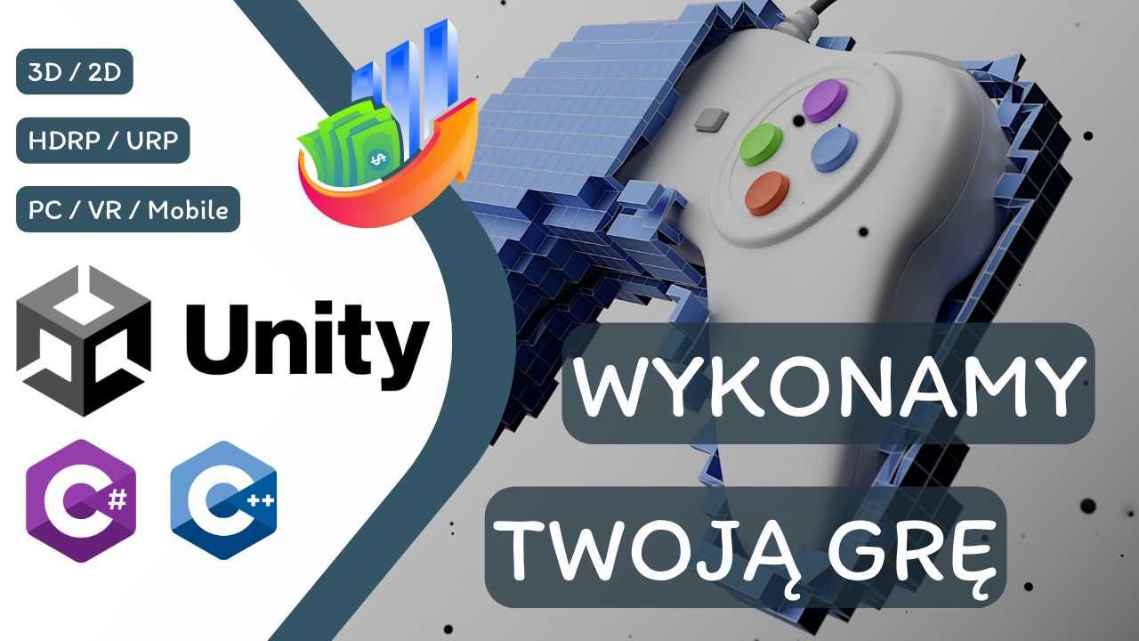 Programowanie Tworzenie Gier Unity C# | Zajęcia | Projekty na zlecenie