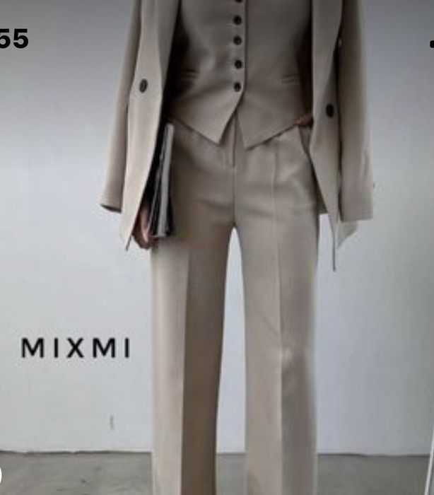 Garnitur damski kamizelka marynarka spodnie