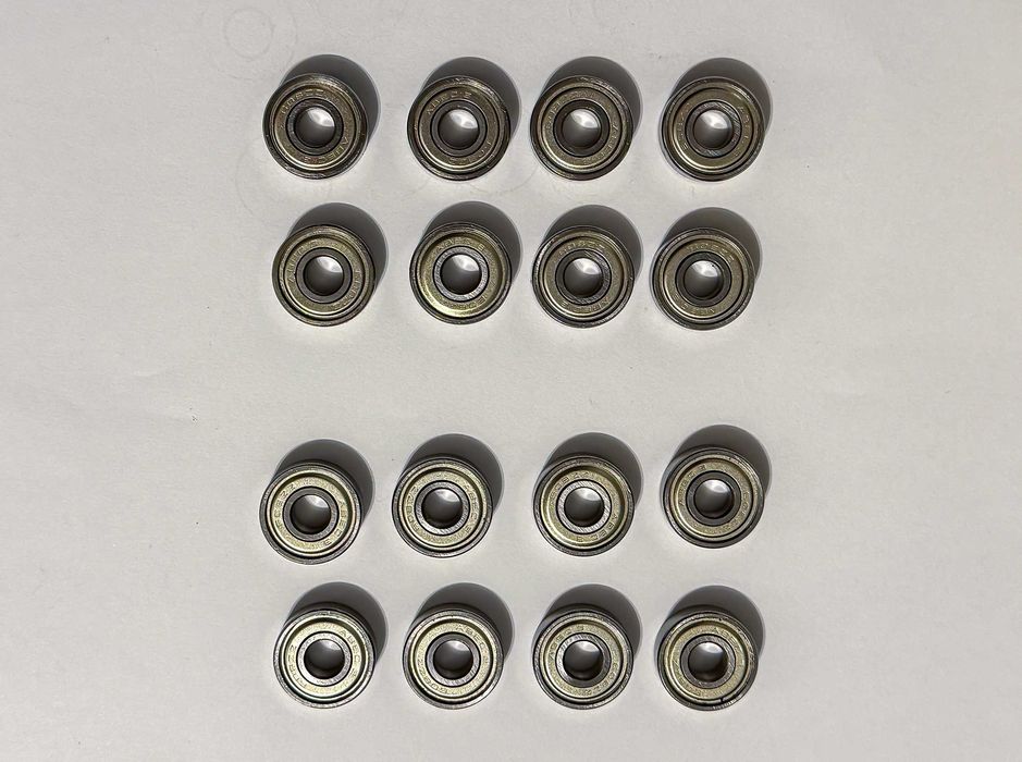 Łożyska kulkowe 608 Z ABEC 3 firmy TUE 8x22x7. 16 szt. Tanio!