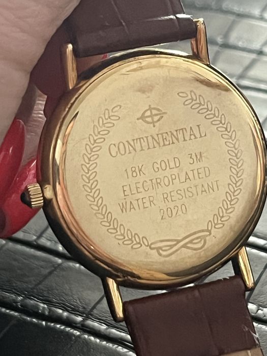 Мужские часы continental позолота