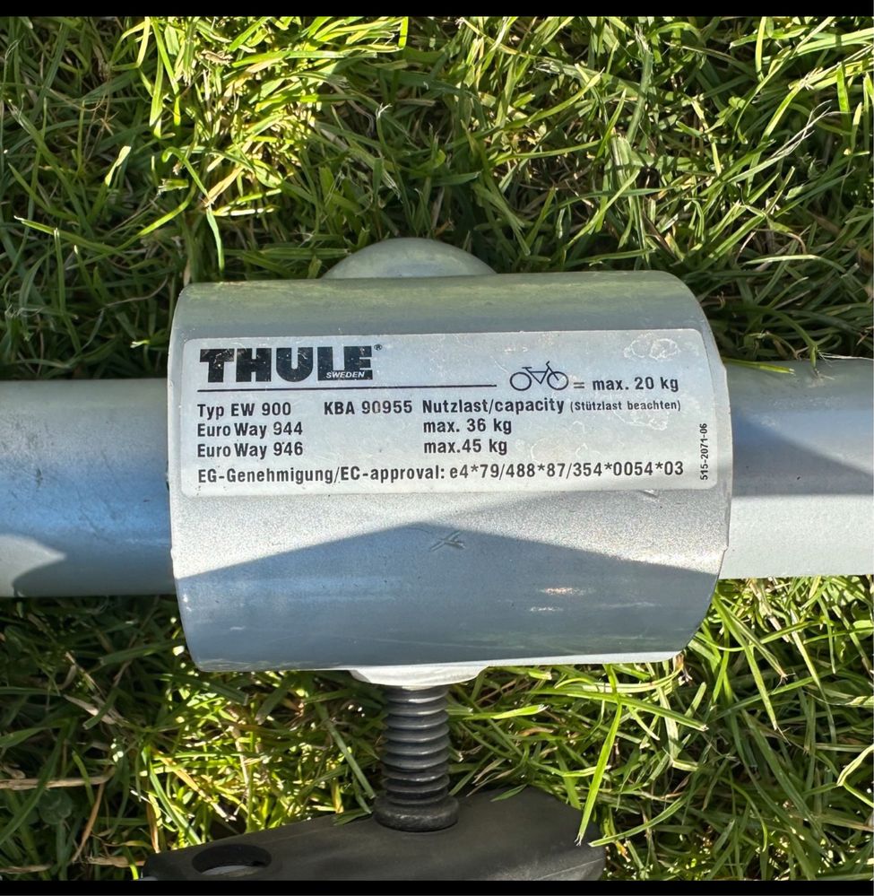 Thule | Bagażnik rowerowy Thule EuroWay G2 946 na 3 rowery, hak