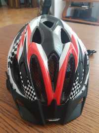 kask rowerowy dziecięcy ze swiatełkiem bikemate