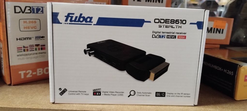 Tuner dekoder DVB-T 2 hevc 265 NOWE