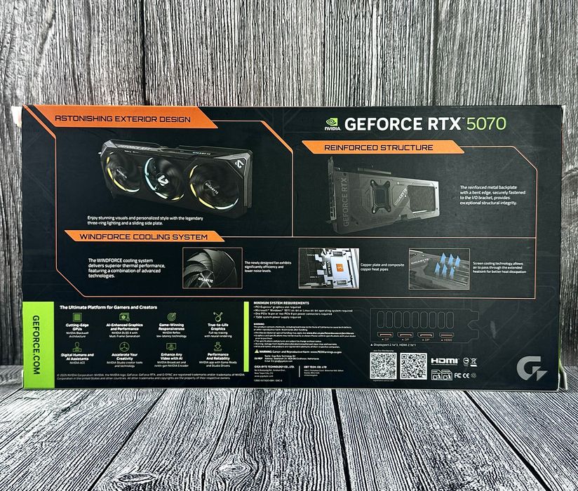 GIGABYTE GeForce RTX 5070 Gaming OC 12G. 2 шт.