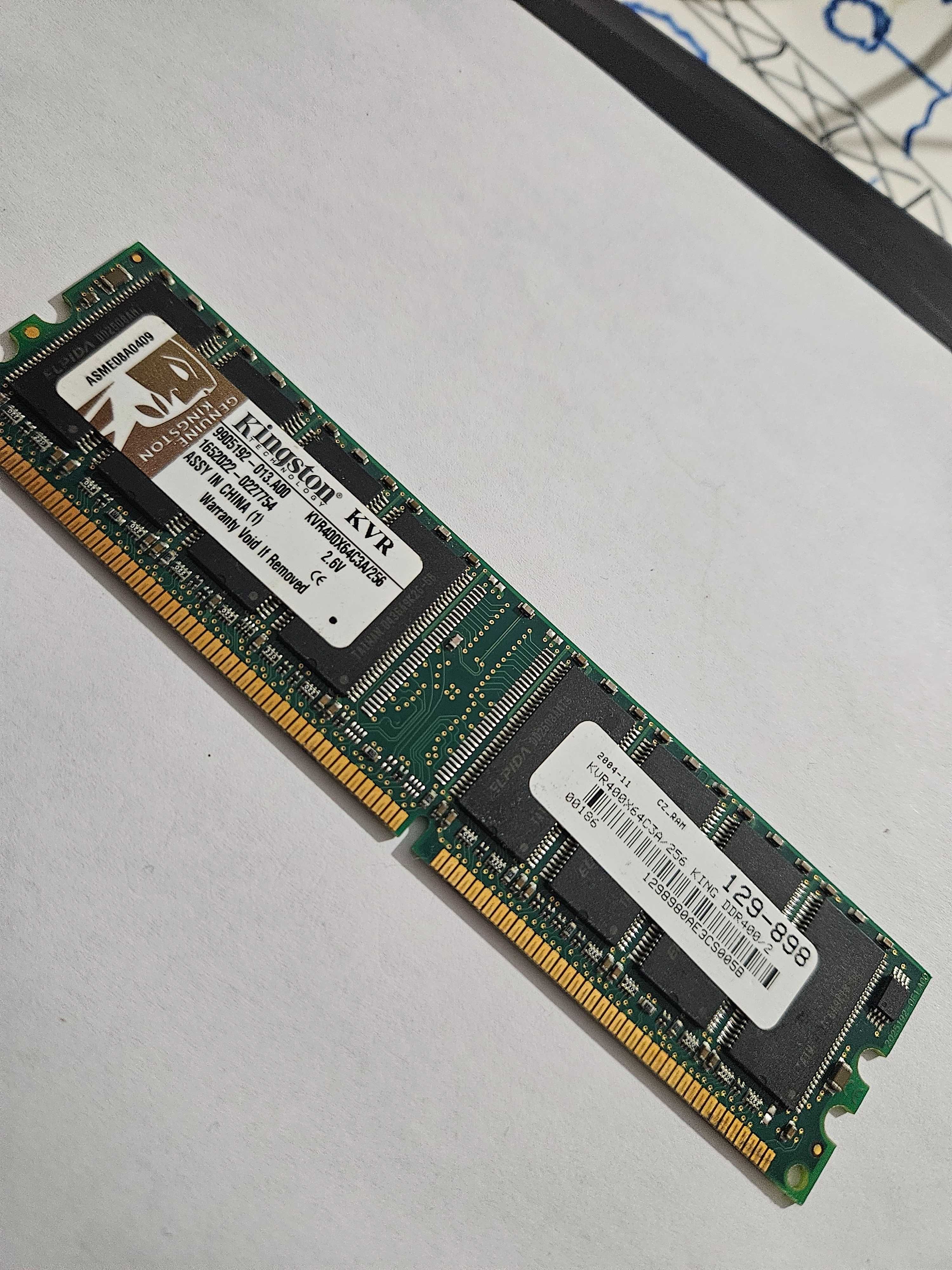 Pamiec ram 128 mb i 256 kingston ddr4 i ddr3