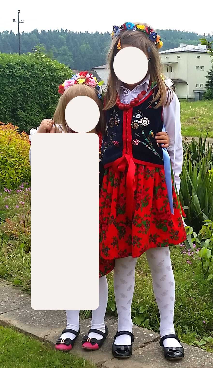 Sprzedam używany strój regionalny krakowski dla dziewczynki.