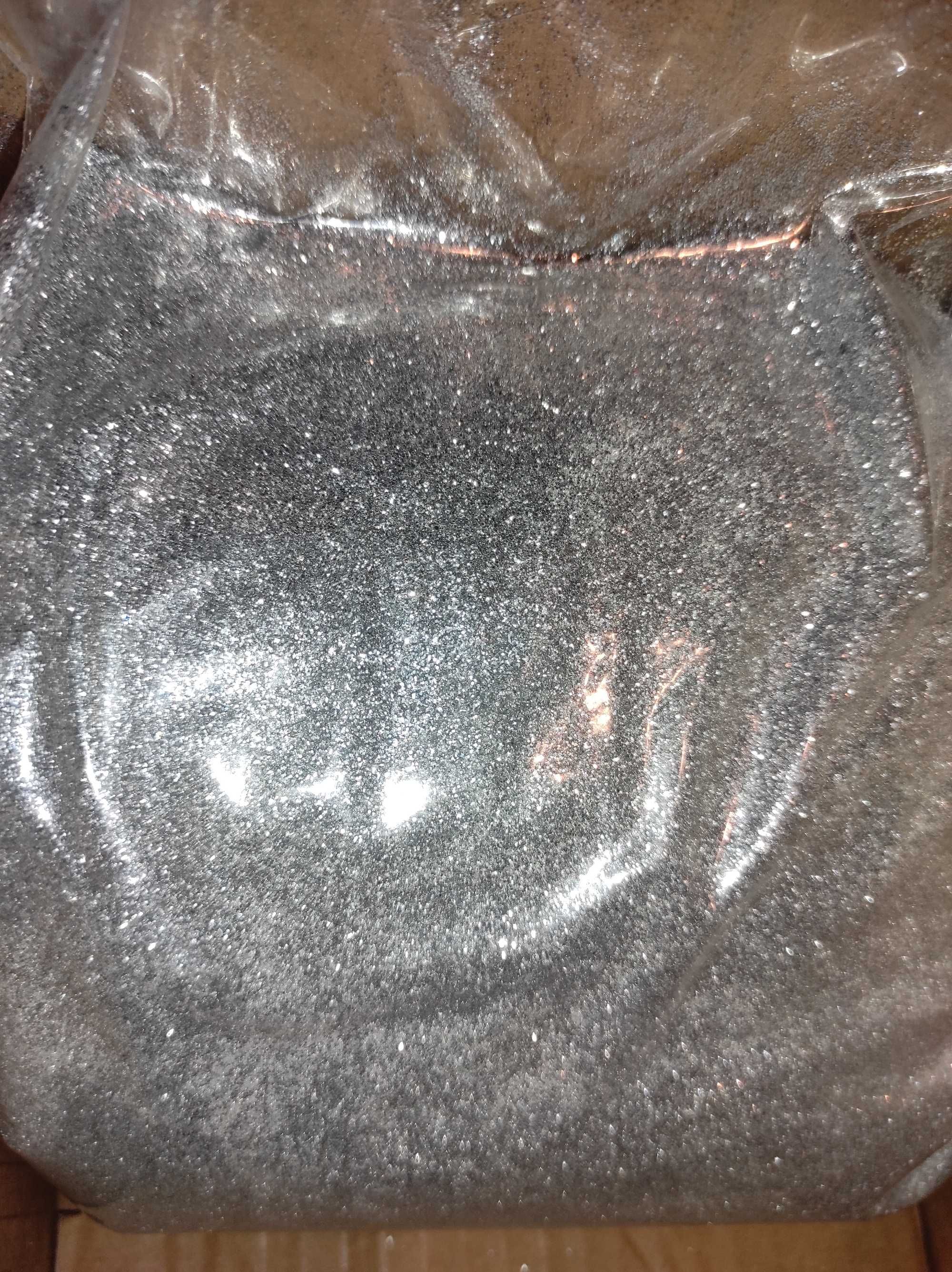 1KG Dekoracyjny Brokat Sypki do Farb Ścian Srebrny Ozdoby DIY