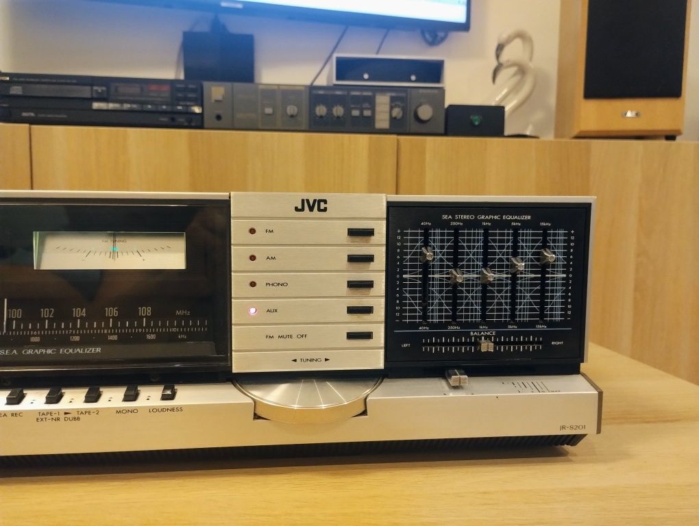 JVC JR S201 - Piękny Potężny Amplituner VINTAGE