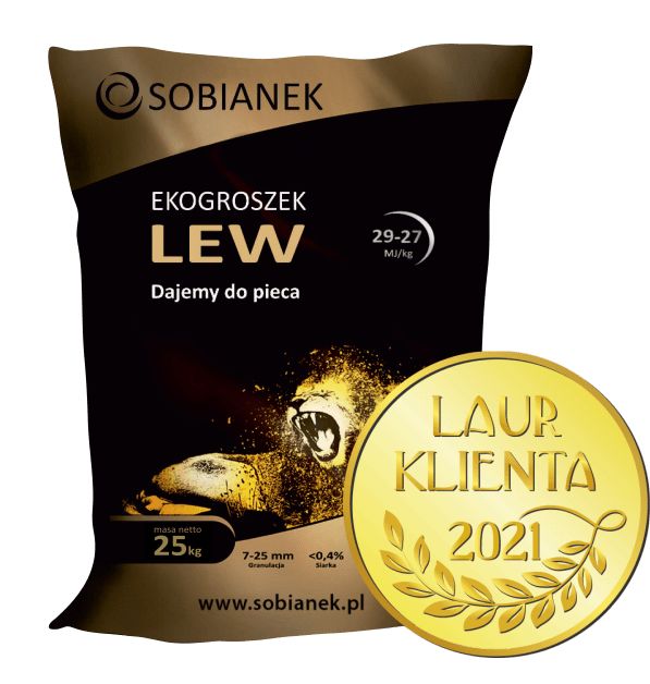 groszek premium Sobianek Lew 1650 zł ekogroszek