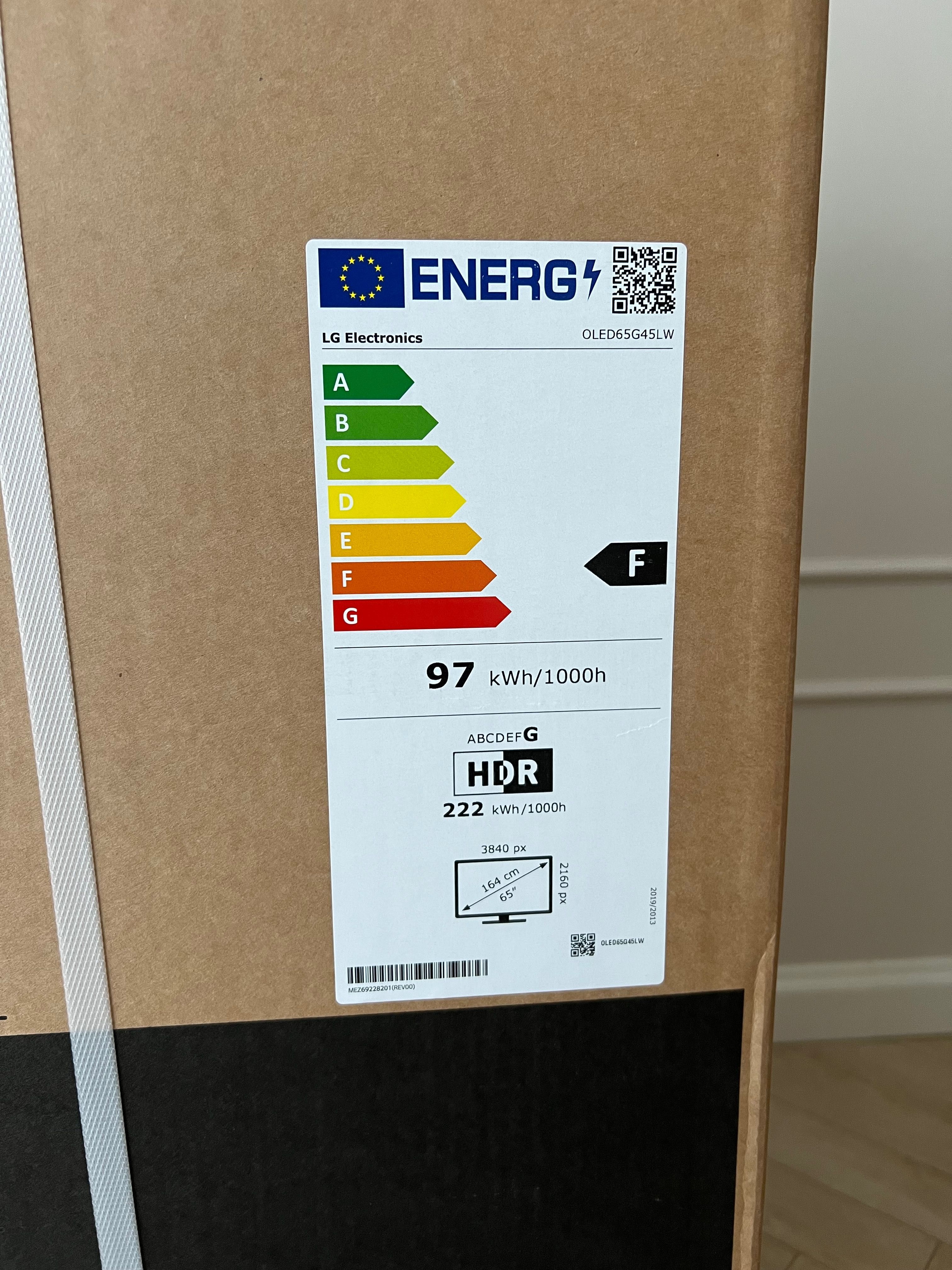Nowy zapakowany tv telewizor LG OLED65G45LW Oled 65” 2 lata gwarancji