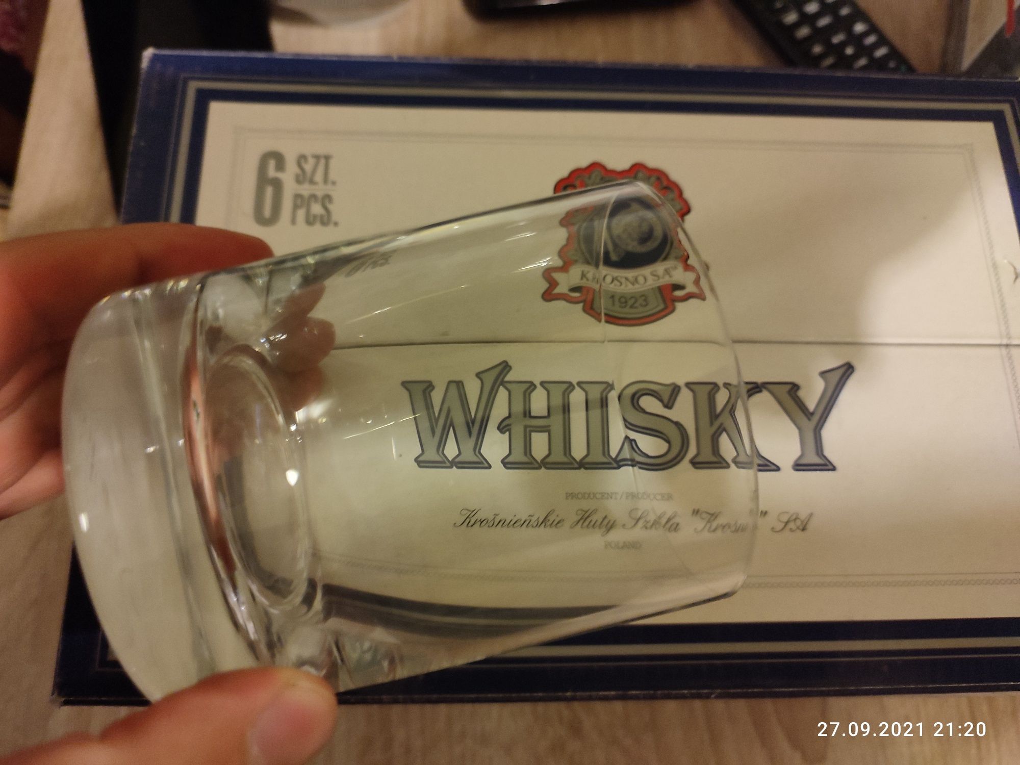 Szklanki do whisky grube szkło