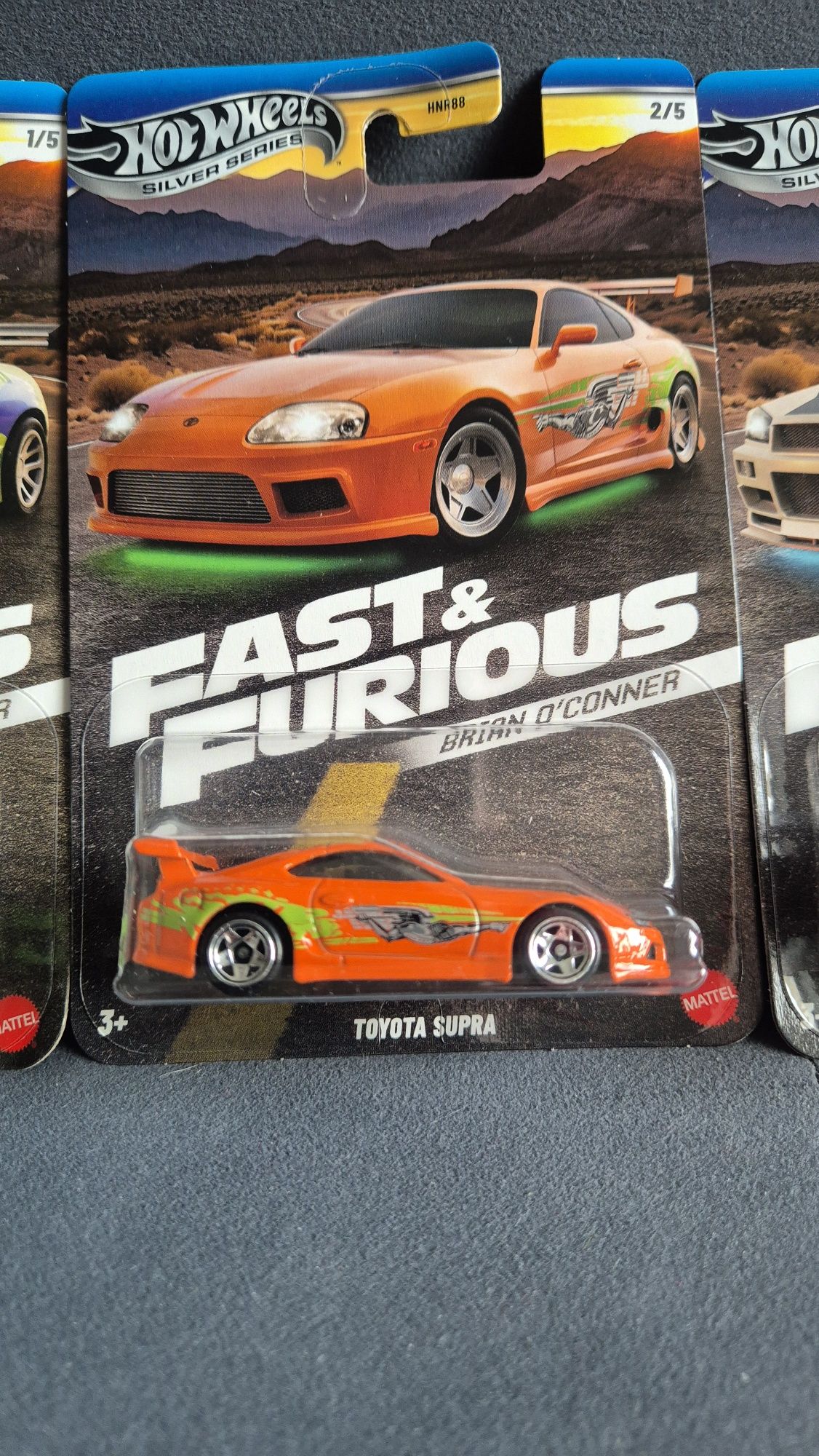 Hot Wheels Fast and Furious Brian O`Conner Full Set Skyline Supra