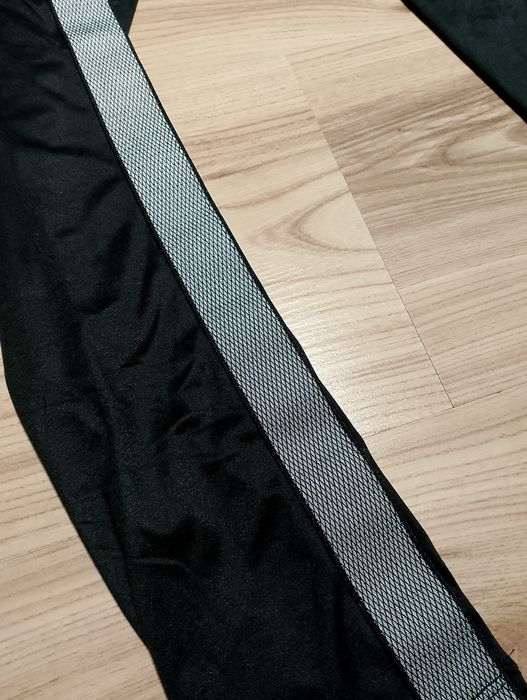 Czarne Legginsy Piżama Z Lampasem Calvin Klein Sleepwear