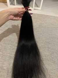 Włosy naturalne słowiańskie 60 cm.