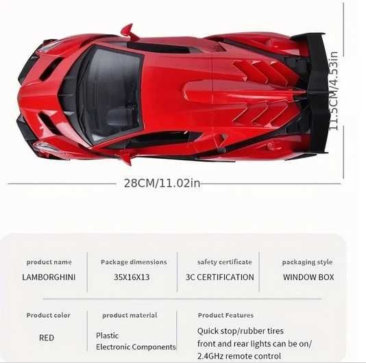 Samochód zdalnie sterowany na pilota RC sportowy 1/16 Lamborghini