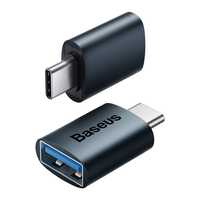 Baseus przejściówka adapter z USB Typ C do USB-A 3.2 gen 1 niebieski