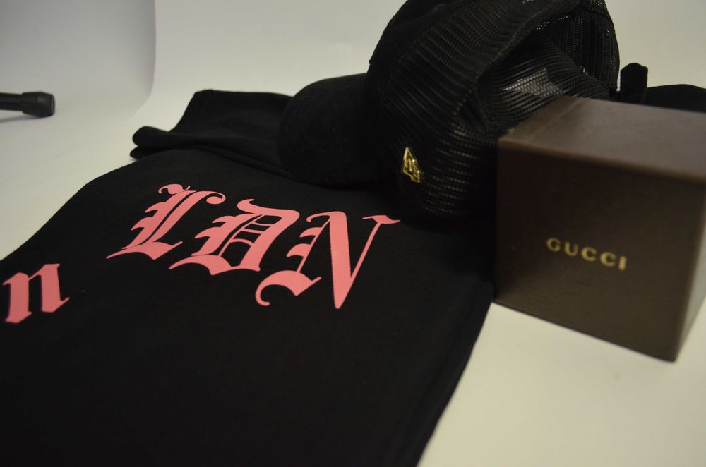 Czarny Longsleeve LDN (oversized / ciezka bawelna)