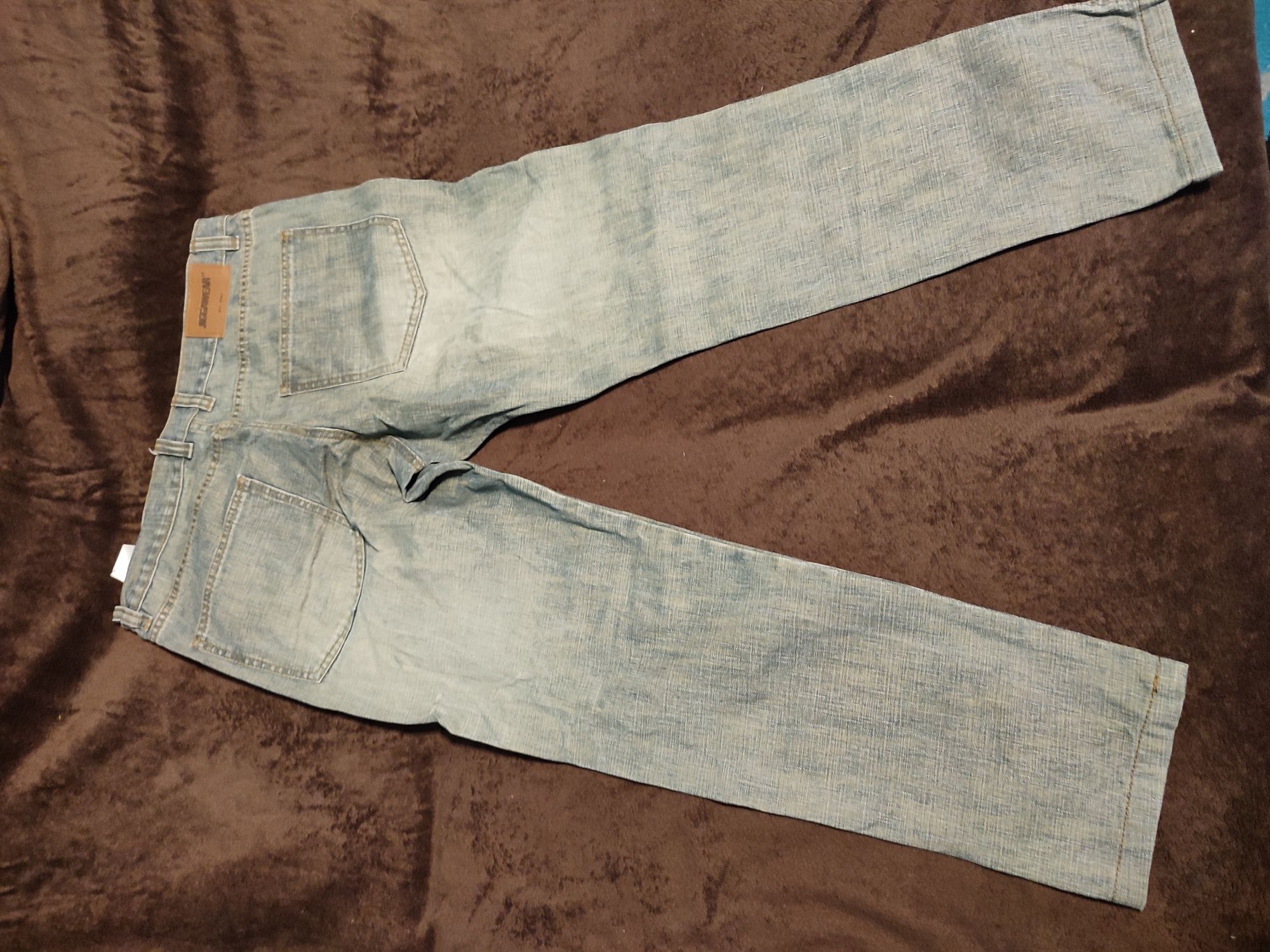 Spodnie jeansowe jeansy prosto jigga wear
